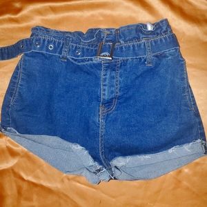High Waisted Jean Shorts